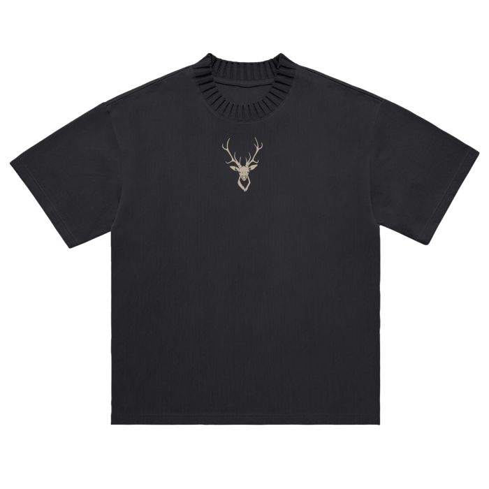 JSA Heavyweight Knitted Round Neck T-Shirt - 305 GSM