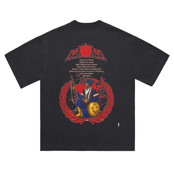 MRS Heavyweight Knitted Round Neck T-Shirt - 305 GSM