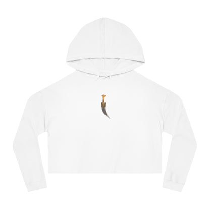 TWO SWORDS Women’s Cropped Hooded Sweatshirt