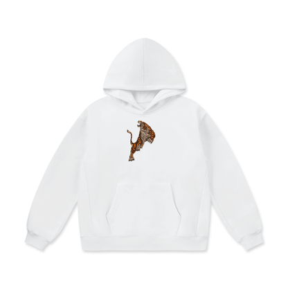 A LION WITH COURAGE Oversize Heavyweight Fleece Hoodie - 460 GSM