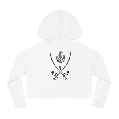 TWO SWORDS Women’s Cropped Hooded Sweatshirt
