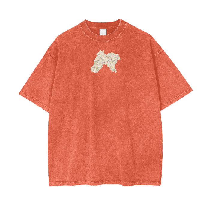 MRS Acid Wash Oversize T-Shirt - 250 GSM