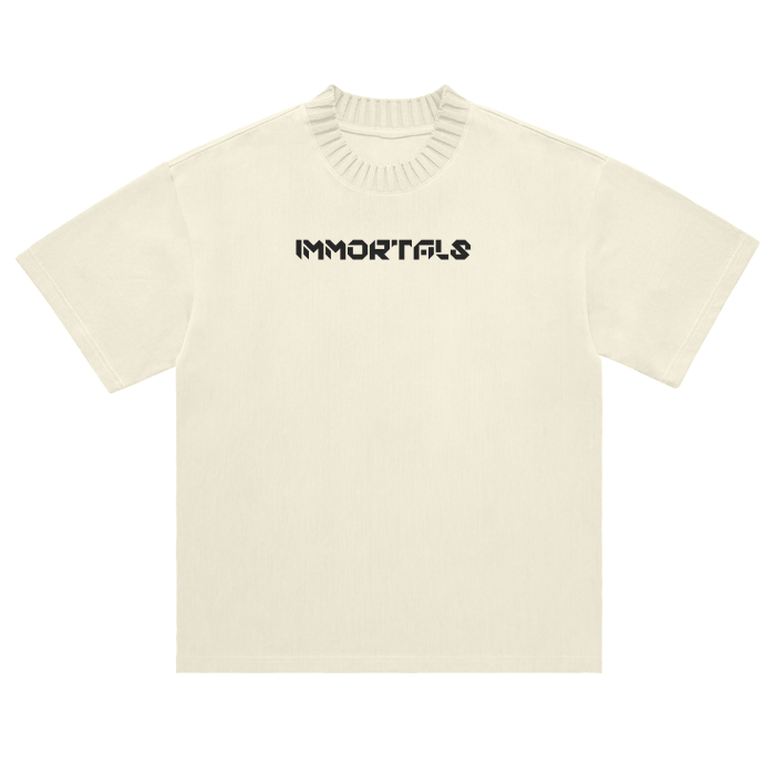 BBS Heavyweight Knitted Round Neck T-Shirt - 305 GSM