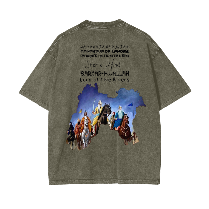 MRS Acid Wash Oversize T-Shirt - 250 GSM