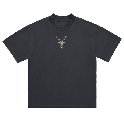 JSA Heavyweight Knitted Round Neck T-Shirt - 305 GSM