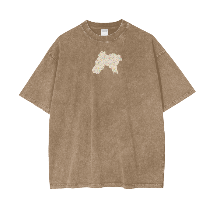 MRS Acid Wash Oversize T-Shirt - 250 GSM