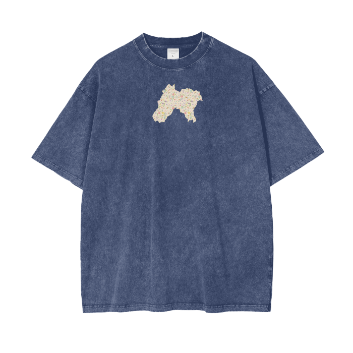 MRS Acid Wash Oversize T-Shirt - 250 GSM
