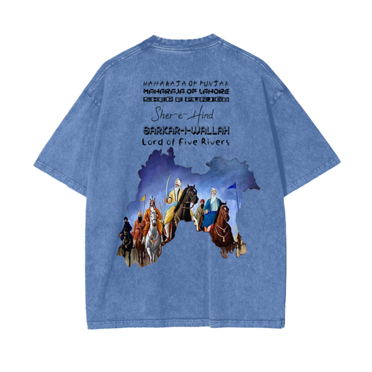 MRS Acid Wash Oversize T-Shirt - 250 GSM