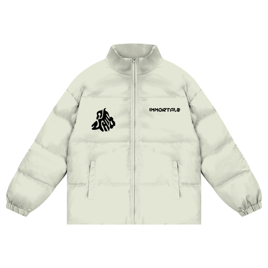 Unisex Zipper Puffer Coat