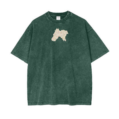 MRS Acid Wash Oversize T-Shirt - 250 GSM