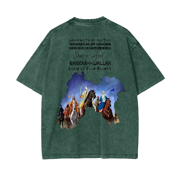 MRS Acid Wash Oversize T-Shirt - 250 GSM