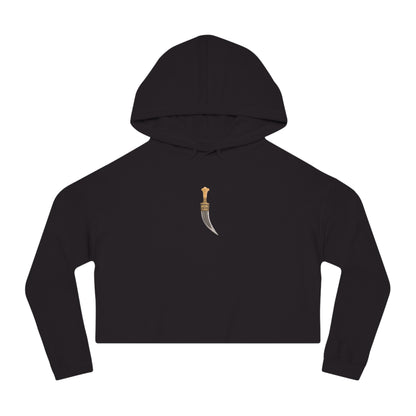 TWO SWORDS Women’s Cropped Hooded Sweatshirt