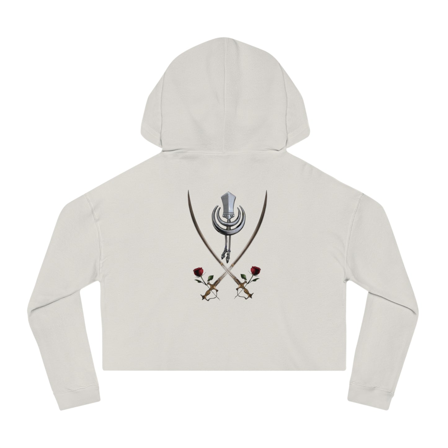 TWO SWORDS Women’s Cropped Hooded Sweatshirt