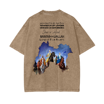 MRS Acid Wash Oversize T-Shirt - 250 GSM