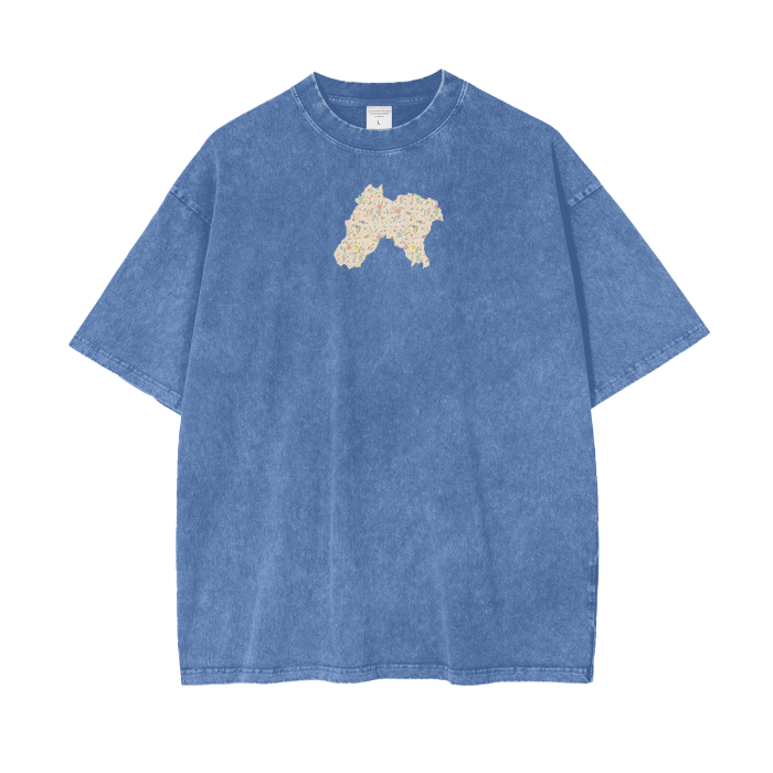 MRS Acid Wash Oversize T-Shirt - 250 GSM