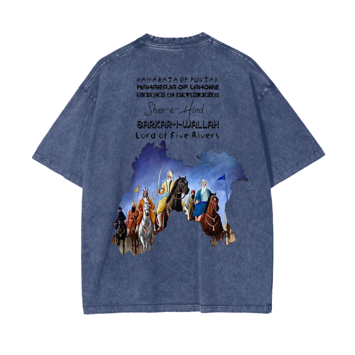 MRS Acid Wash Oversize T-Shirt - 250 GSM
