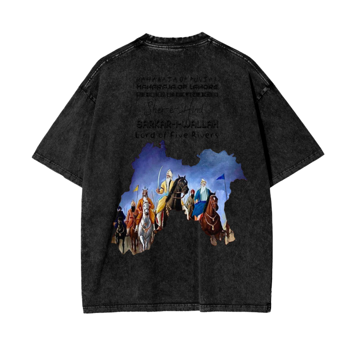 MRS Acid Wash Oversize T-Shirt - 250 GSM